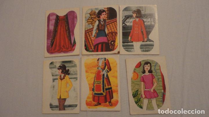 Collectable Antique Stamped Cards: CONJUNTO DE 6 CROMOS.MIS MODELOS.EDITORIAL MAGA.1975