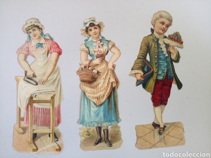Coleccionismo cromos troquelados antiguos: Lote de tres Antiguos cromos troquelados variados chocolates
