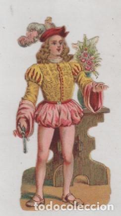 Coleccionismo cromos troquelados antiguos: Cromo troquelado Compa&ntilde;ia Colonial Madrid. Chocolates y caf&eacute;s 9 cm Pr&iacute;ncipe.