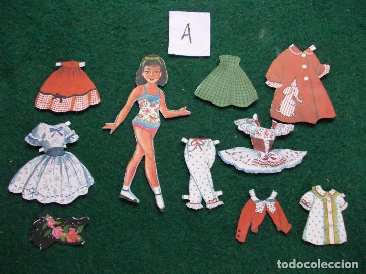 Coleccionismo cromos troquelados antiguos: Recortables de mu&ntilde;ecas - Foto 1