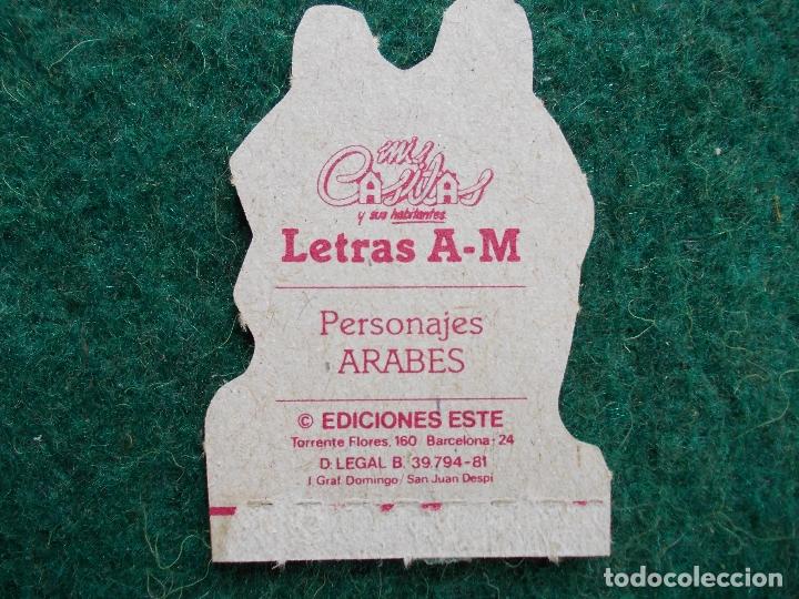 Sammeln alte gestanzte Sammelbilder: MIS CASITAS Y SUS HABITANTES EDICIONES ESTE LETRA A-M PERSONAJES ARABES