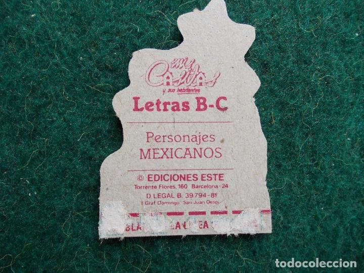 Sammeln alte gestanzte Sammelbilder: MIS CASITAS Y SUS HABITANTES EDICIONES ESTE LETRA B-C PERSONAJES MEXICANOS