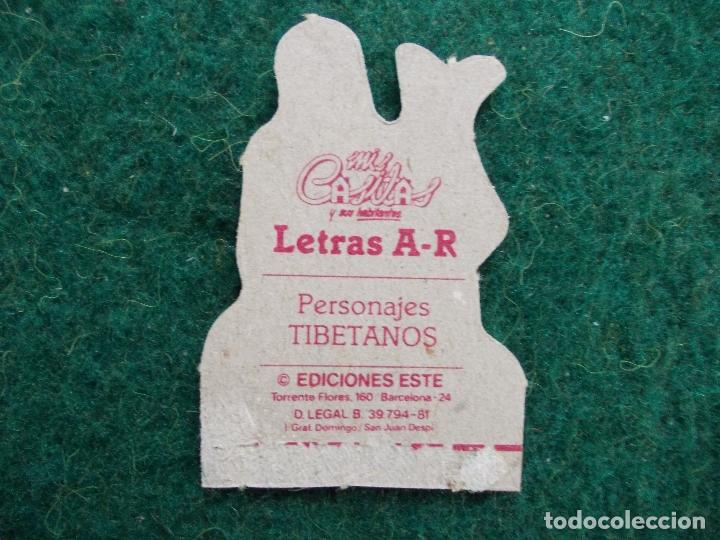 Sammeln alte gestanzte Sammelbilder: MIS CASITAS Y SUS HABITANTES EDICIONES ESTE LETRA A-R PERSONAJES TIBETANOS