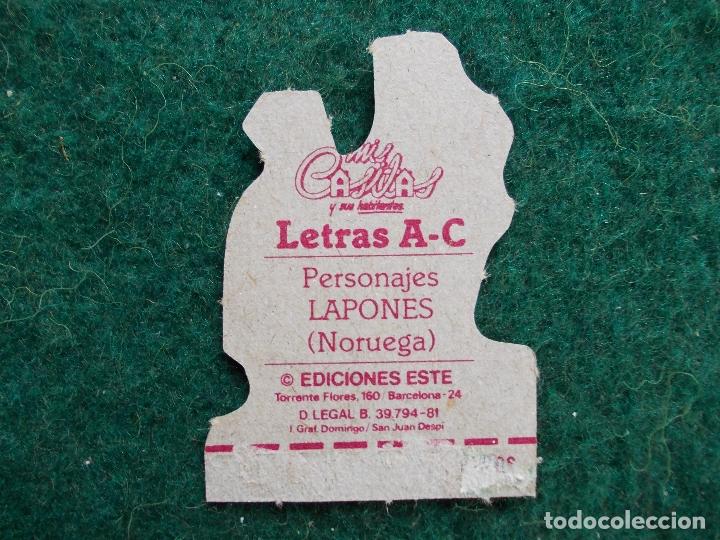 Sammeln alte gestanzte Sammelbilder: MIS CASITAS Y SUS HABITANTES EDICIONES ESTE LETRA A-C PERSONAJES LAPONES