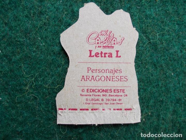 Sammeln alte gestanzte Sammelbilder: MIS CASITAS Y SUS HABITANTES EDICIONES ESTE LETRA L PERSONAJES ARAGONESES