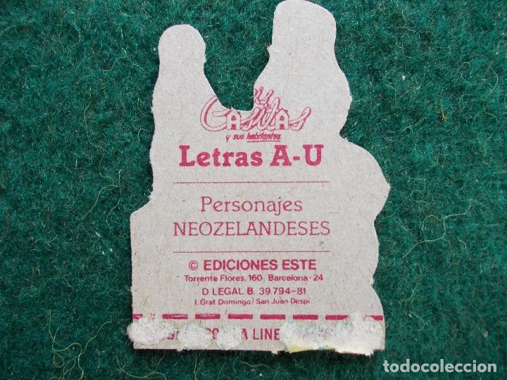 Sammeln alte gestanzte Sammelbilder: MIS CASITAS Y SUS HABITANTES EDICIONES ESTE LETRA A-U PERSONAJES NEOZELANDESES