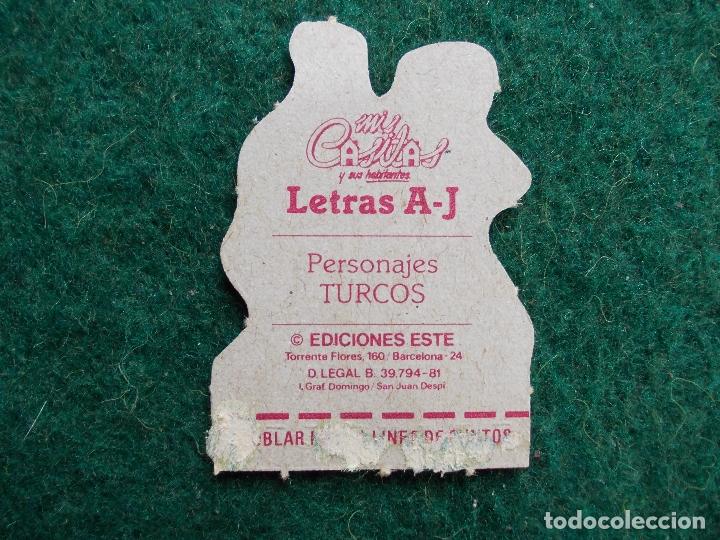 Sammeln alte gestanzte Sammelbilder: MIS CASITAS Y SUS HABITANTES EDICIONES ESTE LETRA A-J PERSONAJES  TURCOS