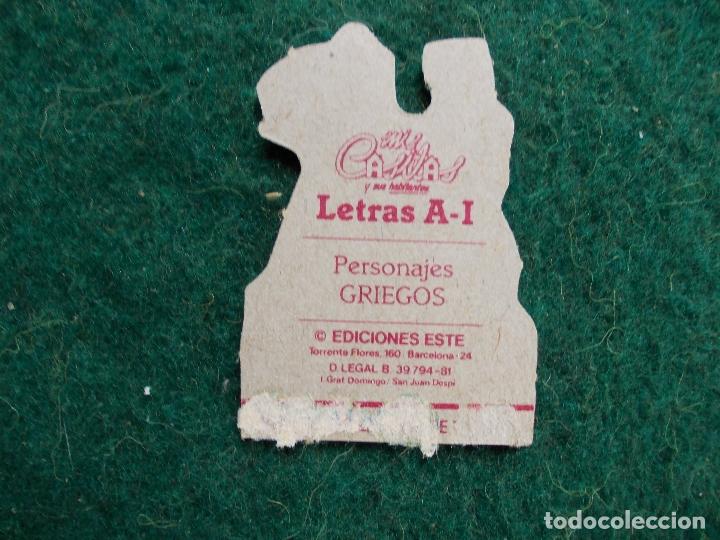 Sammeln alte gestanzte Sammelbilder: MIS CASITAS Y SUS HABITANTES EDICIONES ESTE LETRA A-I PERSONAJES GRIEGOS