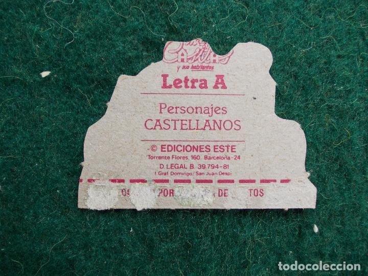 Collectable Antique Stamped Cards: MIS CASITAS Y SUS HABITANTES EDICIONES ESTE LETRA A PERSONAJES CASTELLANOS