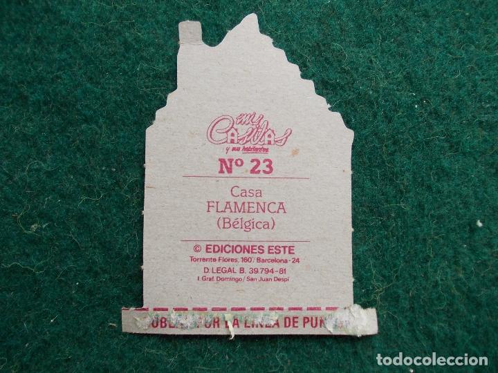 Sammeln alte gestanzte Sammelbilder: MIS CASITAS Y SUS HABITANTES EDICIONES ESTE N&ordm; 23 CASA FLAMENCA BELGICA