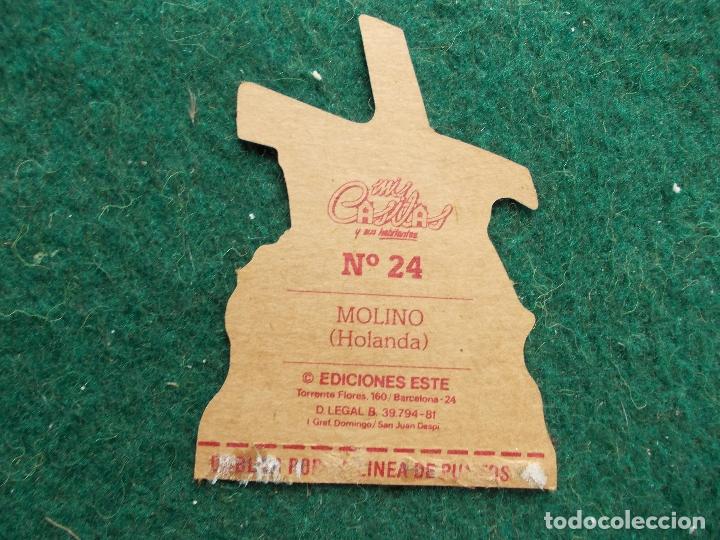 Sammeln alte gestanzte Sammelbilder: MIS CASITAS Y SUS HABITANTES EDICIONES ESTE N&ordm; 24 CASA MOLINO