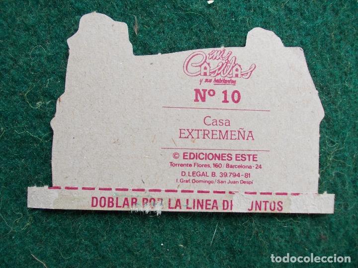 Collectable Antique Stamped Cards: MIS CASITAS Y SUS HABITANTES EDICIONES ESTE N&ordm; 10 CASA EXTREME&Ntilde;A