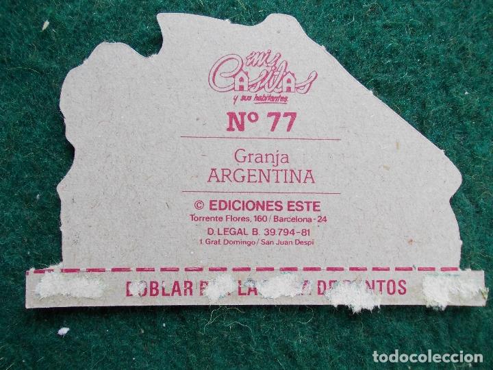 Sammeln alte gestanzte Sammelbilder: MIS CASITAS Y SUS HABITANTES EDICIONES ESTE N&ordm; 77 GRANJA ARGENTINA