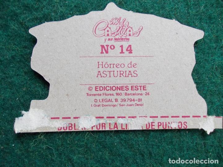 Sammeln alte gestanzte Sammelbilder: MIS CASITAS Y SUS HABITANTES EDICIONES ESTE N&ordm; 14 H&Oacute;RREO ASTURIAS