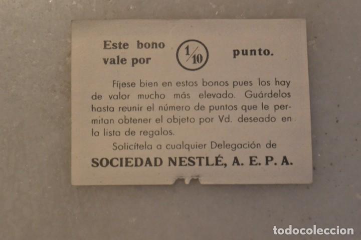 Sammeln alte gestanzte Sammelbilder: VALE BONO 1/10 PUNTOS PARA CROMOS .CHOCOLATES NESTLE. 1936