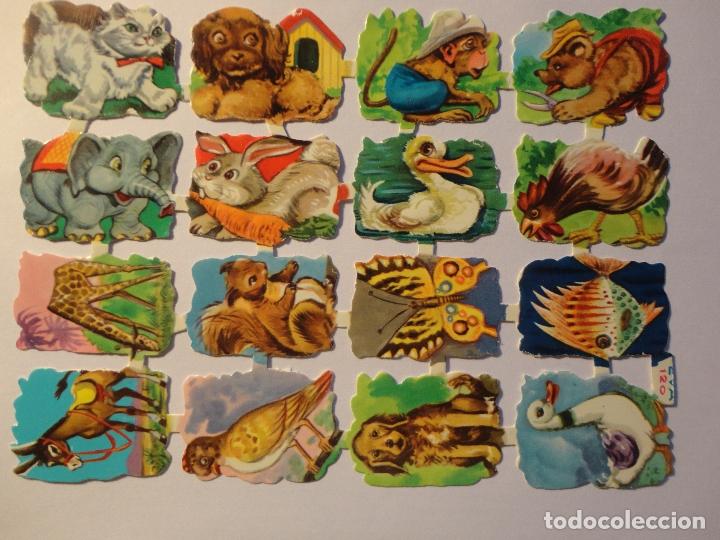 Sammeln alte gestanzte Sammelbilder: ANT&Iacute;GUA L&Aacute;MINA DE CROMOS TROQUELADOS EVA 120.CON BRILLO Y RELIEVE.