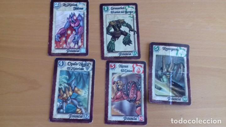Sammeln alte gestanzte Sammelbilder: 5 CROMOS CARTA GORMITI II SERIE