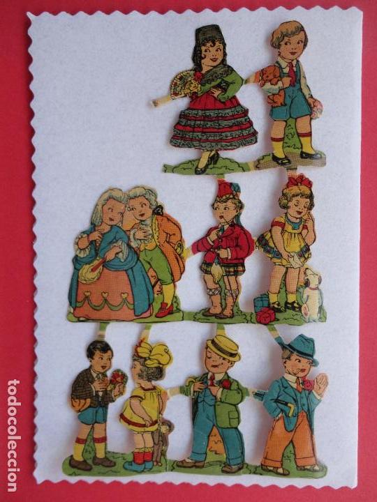 Sammeln alte gestanzte Sammelbilder: L&Aacute;MINA DE CROMOS TROQUELADOS MUY ANT&Iacute;GUA.