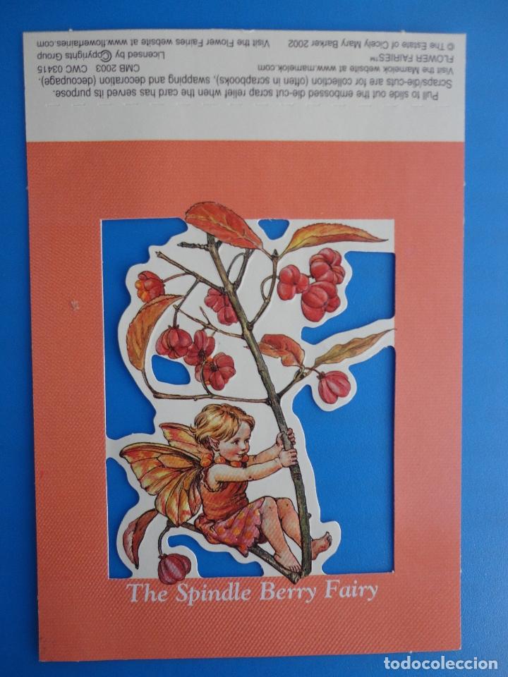 Sammeln alte gestanzte Sammelbilder: MINI L&Aacute;MINA DE CROMO TROQUELADO.HADA DE LA BAYA.