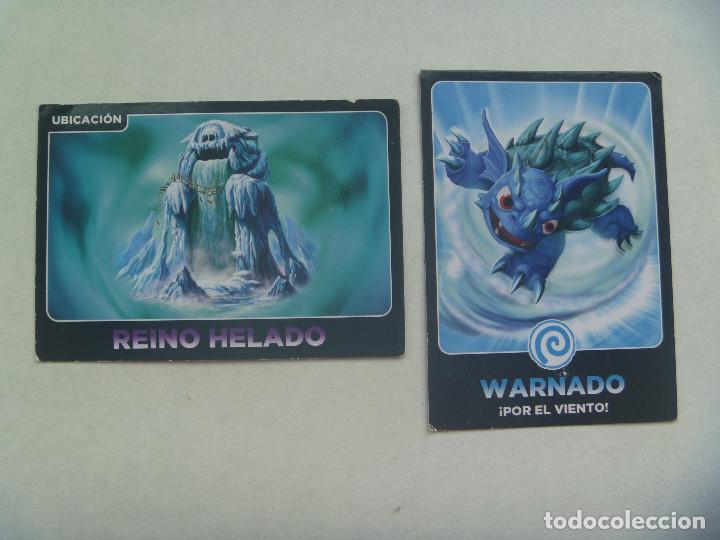 Collectionnisme Cartes &agrave; collectionner massicot&eacute;es anciennes: LOTE DE 2 TRADING CARD DE SKYLANDERS GIANTS