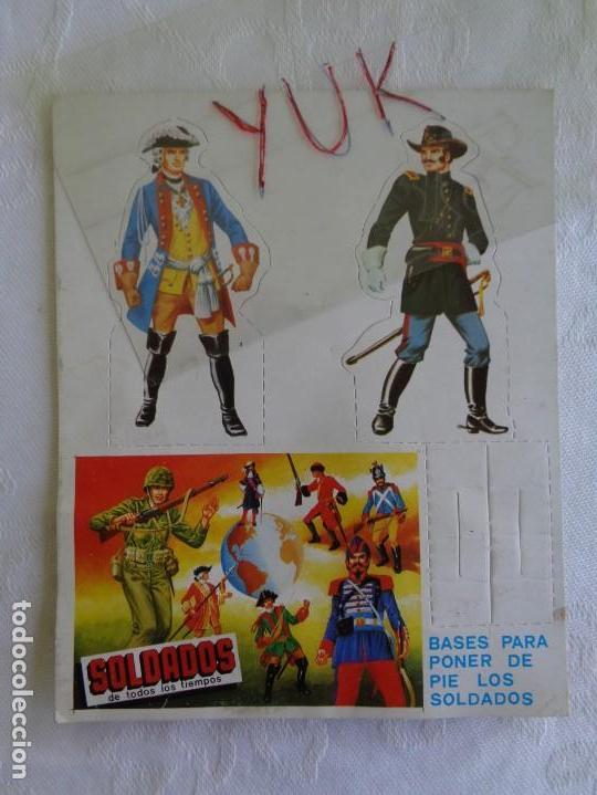Collectionnisme Cartes &agrave; collectionner massicot&eacute;es anciennes: ANTIGUA PUBLICIDAD PARA ANIMAR A LA COMPRA DEL ALBUM SOLDADOS DE TODOS LOS TIEMPOS