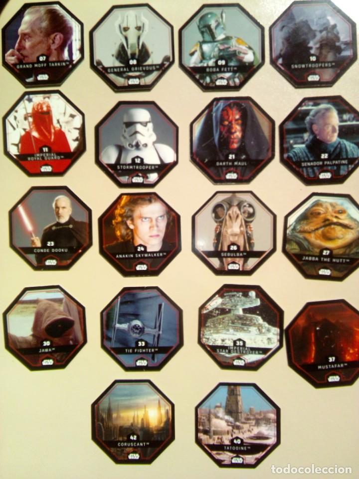 Coleccionismo cromos troquelados antiguos: Tazos Star wars Cosmic Shells - Foto 2