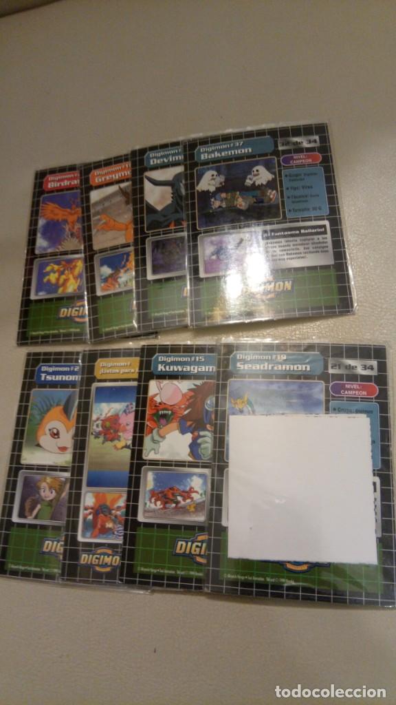 Coleccionismo cromos troquelados antiguos: Cromos colecci&oacute;n DIGIMON - Foto 4