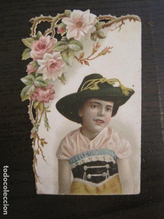 Collectionnisme Cartes &agrave; collectionner massicot&eacute;es anciennes: CROMO TROQUELADO ANTIGUO-LA FAMILIAR-BARCELONA-VER FOTOS-(V-16.160)