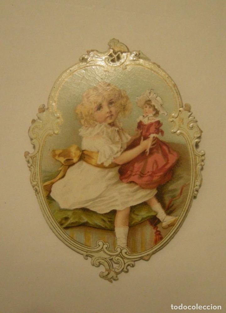 Coleccionismo Cromos troquelados antiguos: CROMO TROQUELADO PUBLICIDAD VI&Ntilde;AS Y COMPA&Ntilde;IA. GALLETAS Y BIZCOCHOS. EN BUEN ESTADO 9 X 6,50