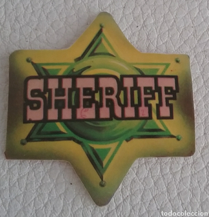 Coleccionismo cromos troquelados antiguos: CROMO troquelado SHERIFF de PANRICO.