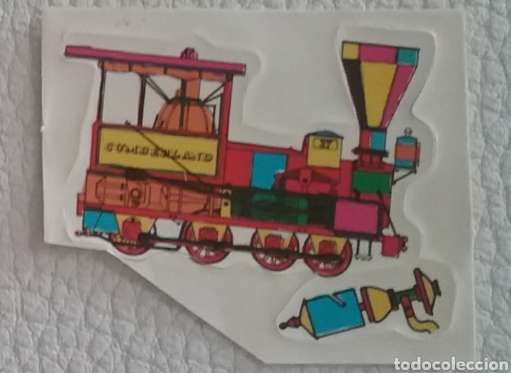Sammeln alte gestanzte Sammelbilder: DOS CROMOS troquelados de la colecci&oacute;n CROMOLOCOMOCI&Oacute;N de BOLLYCAO.