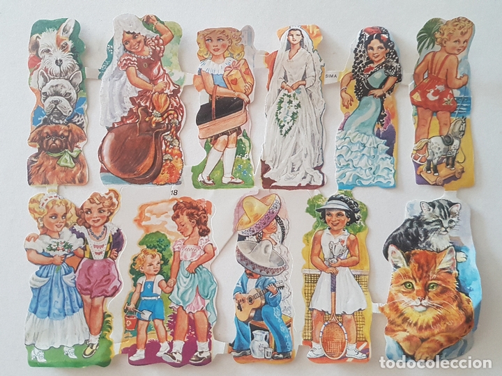 Coleccionismo cromos troquelados antiguos: SERIE DE CROMOS TRAJES DIVERSOS - Foto 1