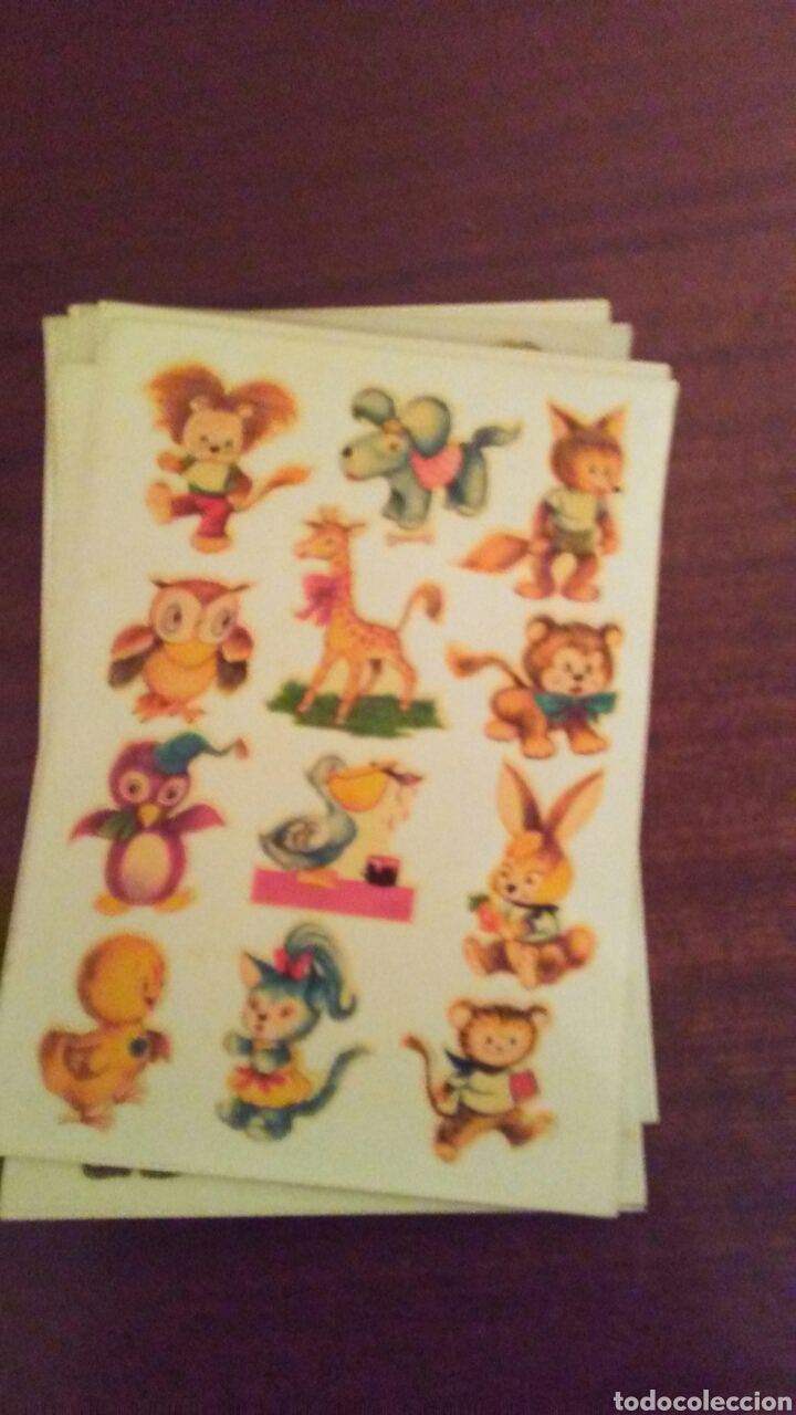 Coleccionismo Cromos troquelados antiguos: Laminas calcomanias a&ntilde;os 60