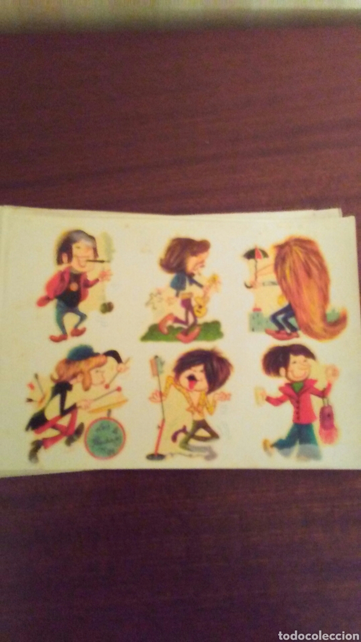 Coleccionismo Cromos troquelados antiguos: Lamina de calcomanias a&ntilde;os 60