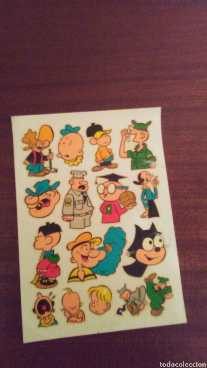 Coleccionismo Cromos troquelados antiguos: Lamina calcomanias a&ntilde;os 60