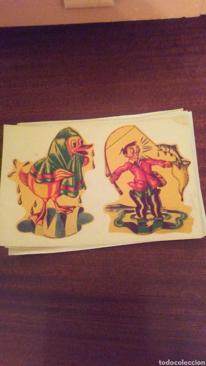 Coleccionismo Cromos troquelados antiguos: Hoja calcomanias a&ntilde;os 60