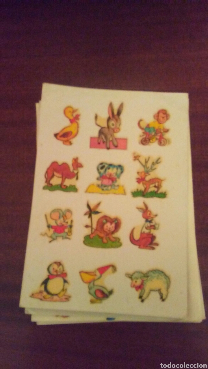 Coleccionismo Cromos troquelados antiguos: Hoja calcomanias a&ntilde;os 60