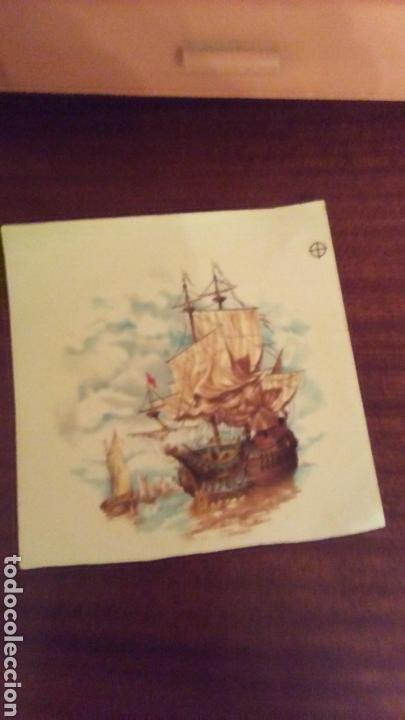 Coleccionismo cromos troquelados antiguos: Hoja calcomania barco - Foto 1