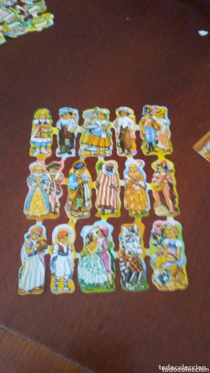 Coleccionismo cromos troquelados antiguos: Hoja cromos - Foto 1