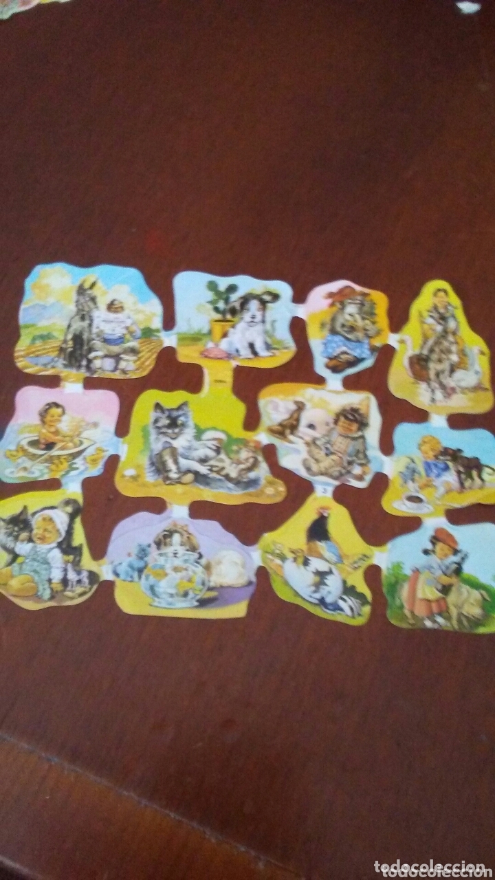 Coleccionismo cromos troquelados antiguos: Hoja cromos - Foto 1