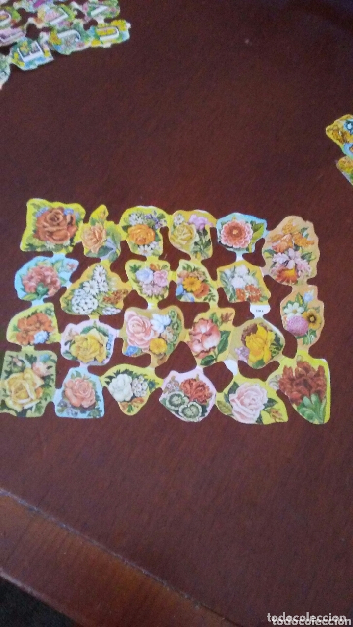 Coleccionismo cromos troquelados antiguos: Hoja cromos