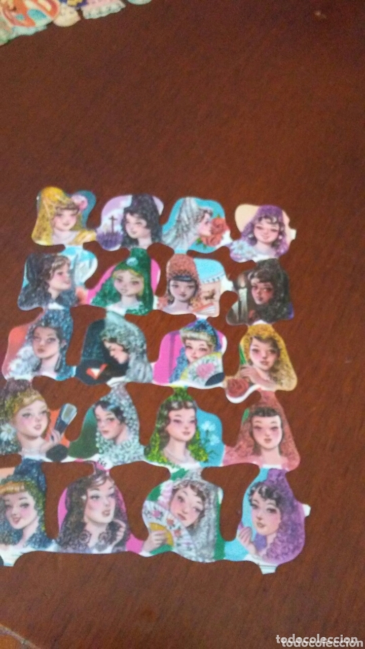 Coleccionismo cromos troquelados antiguos: Hoja cromos troquelados - Foto 1