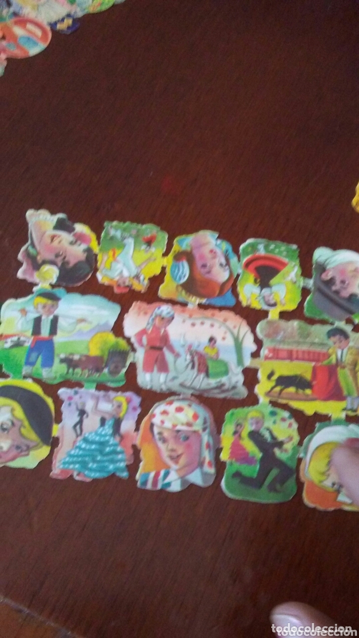 Coleccionismo cromos troquelados antiguos: Hoja de cromos troquelados