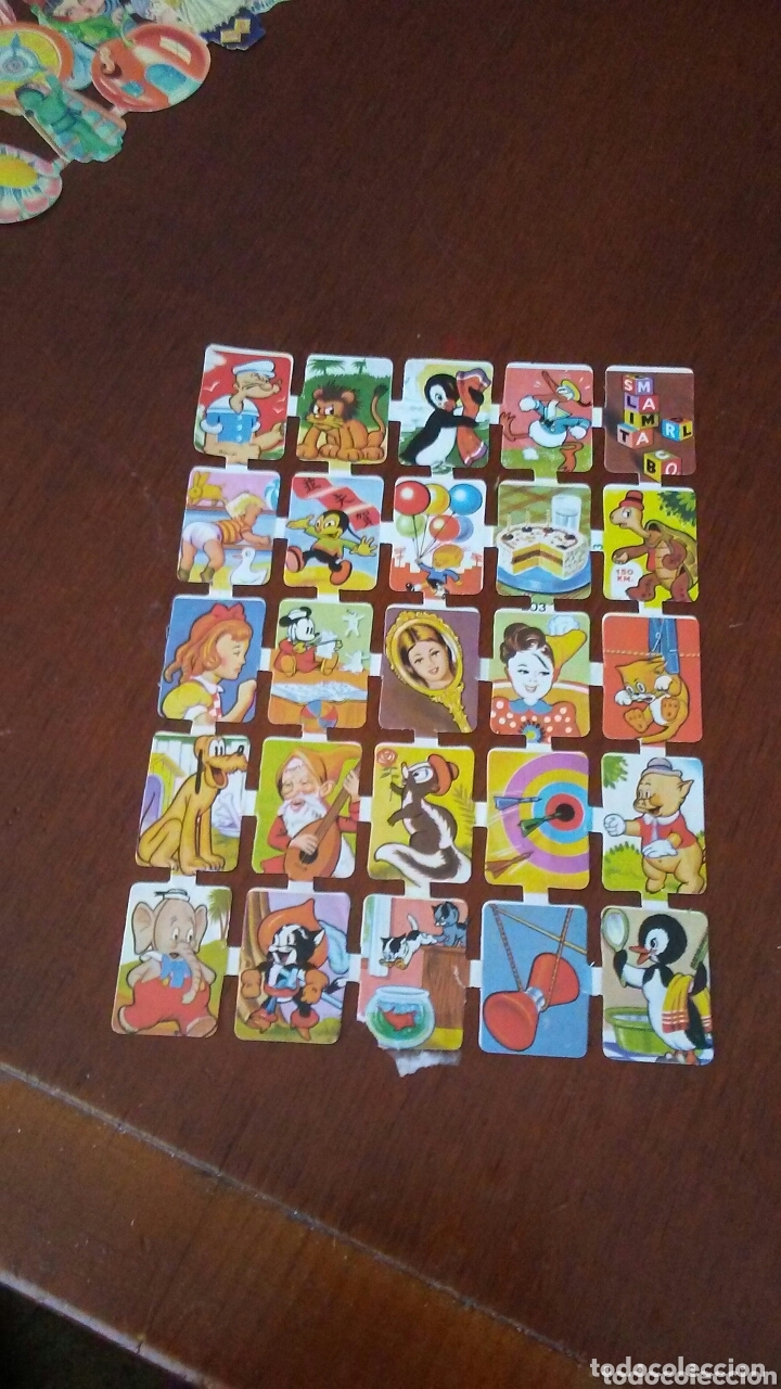 Coleccionismo cromos troquelados antiguos: Hoja de cromos troquelados