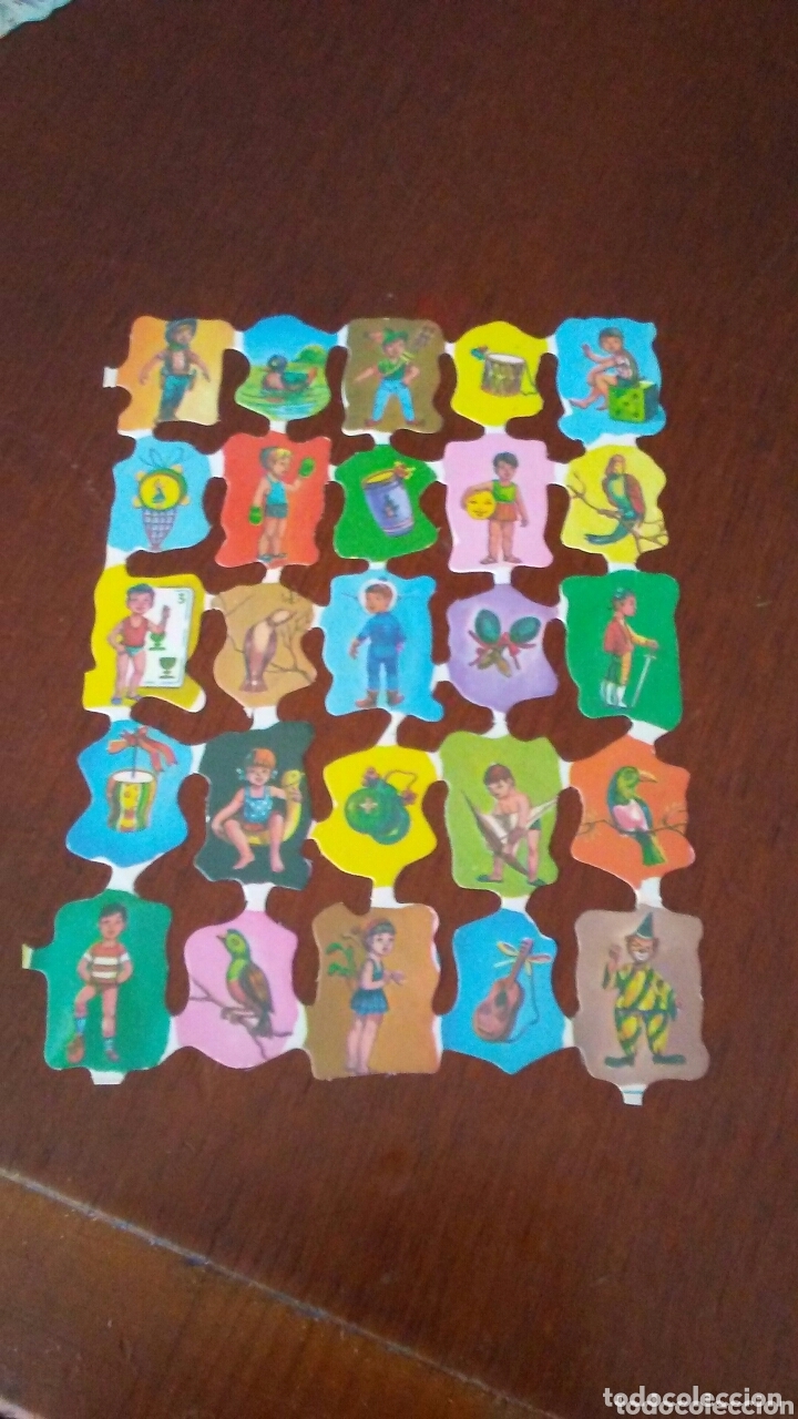 Coleccionismo cromos troquelados antiguos: Hoja de cromos troquelados