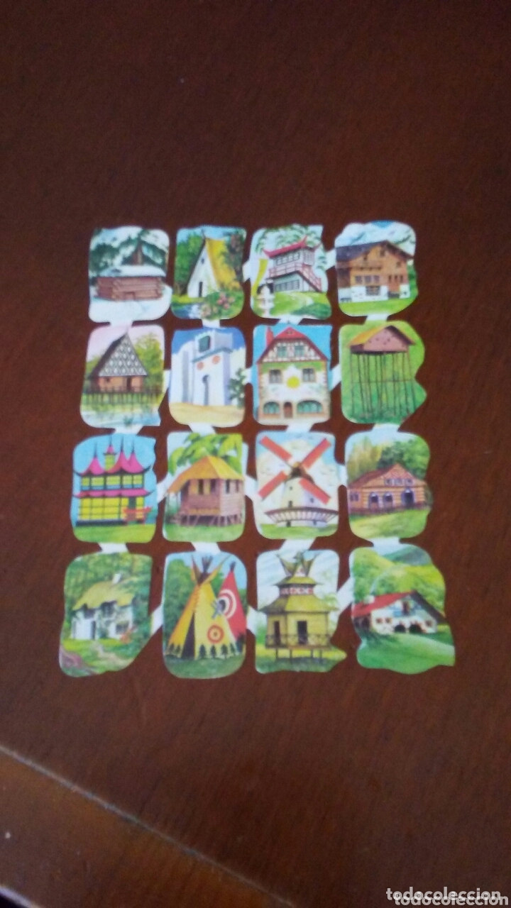 Coleccionismo cromos troquelados antiguos: Hoja de cromos troquelados - Foto 1