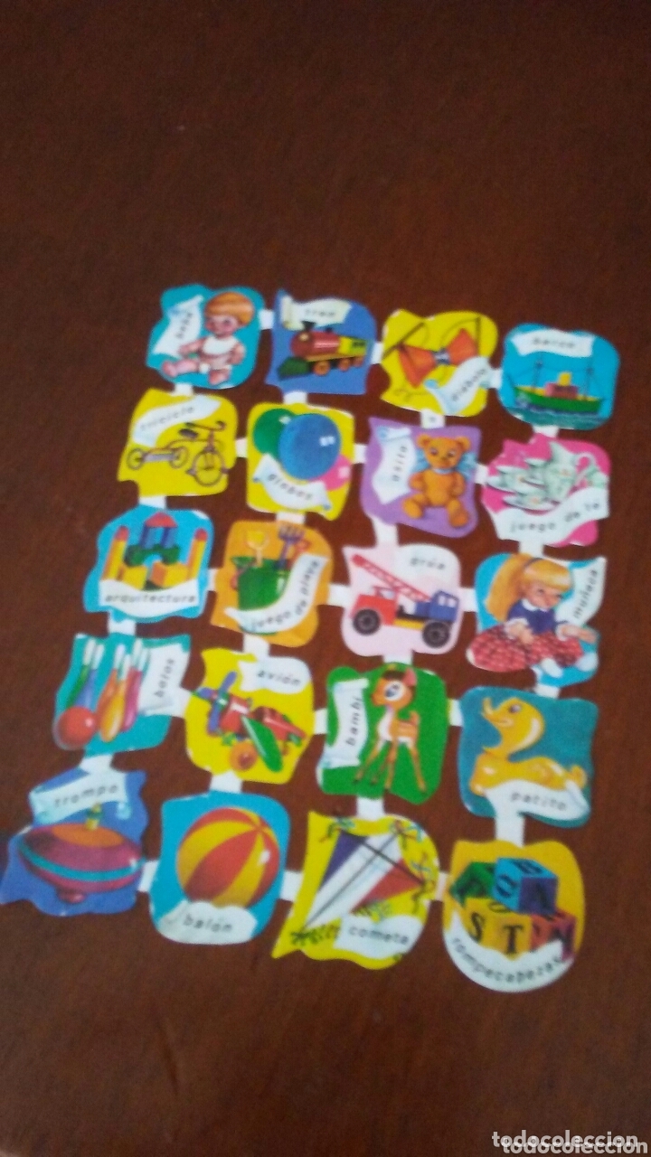 Coleccionismo cromos troquelados antiguos: Hoja cromos troquelados