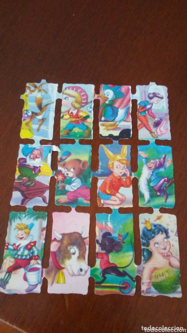 Coleccionismo cromos troquelados antiguos: Hoja de cromos troquelados a&ntilde;os 60
