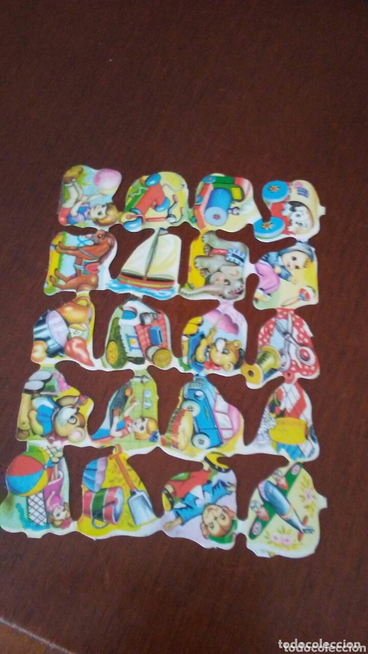 Coleccionismo cromos troquelados antiguos: Hoja de cromos troquelados a&ntilde;os 60