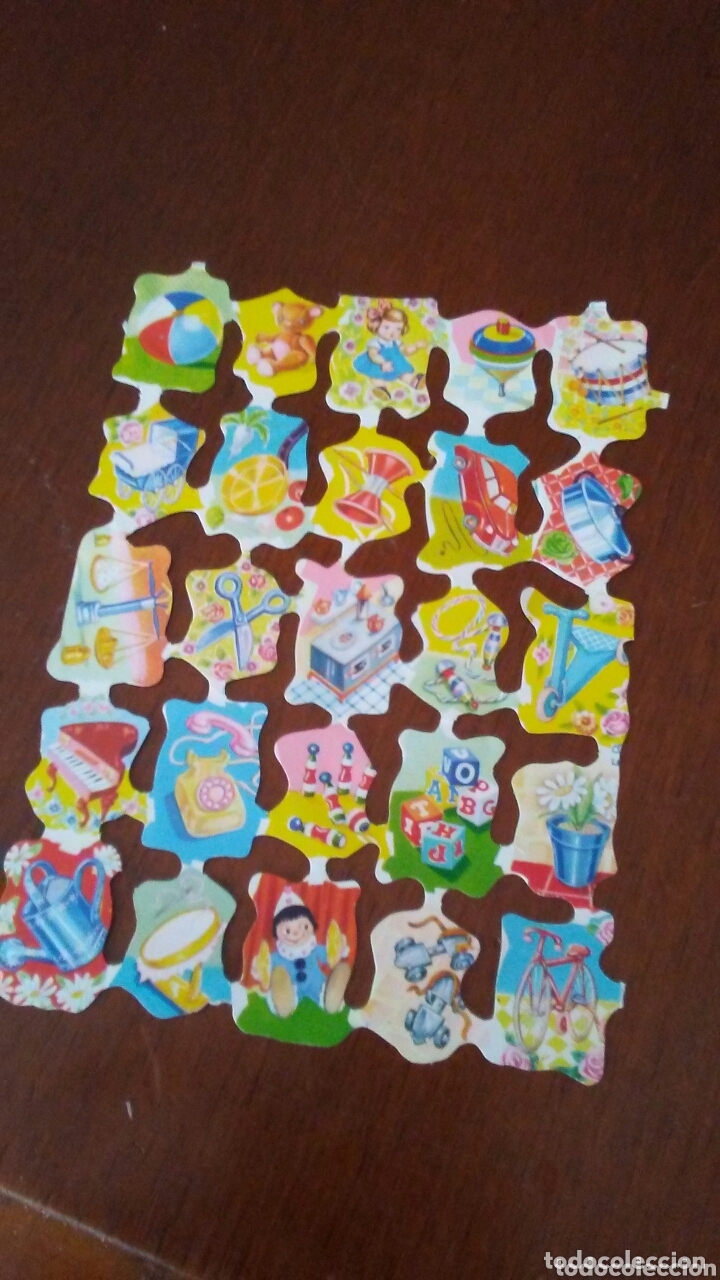 Coleccionismo cromos troquelados antiguos: Hoja cromos troquelados a&ntilde;os 60